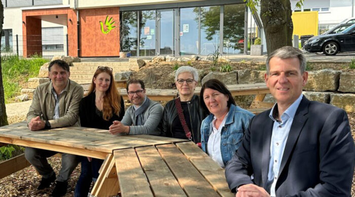 Ein grünes Klassenzimmer in Niederbiel